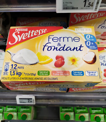sveltesse ferme et fondant
