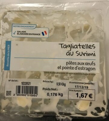 Tagliatelles au surimi
