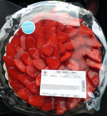 Tarte aux fraises 8 parts