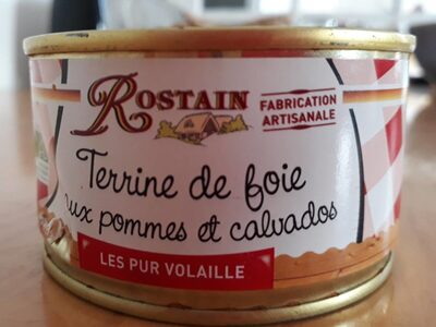 Terrine de foie aux pommes et calvados