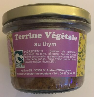Terrine végétale au thym