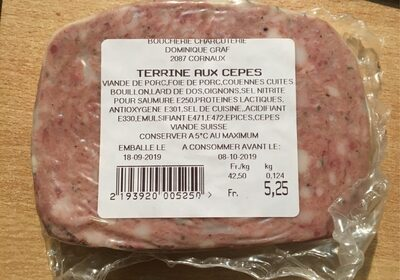 Terrinne aux cepes
