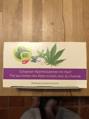 Schweizer Alpenkräutertee mit Hanf