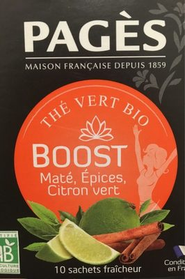 Thé vert bio Boost