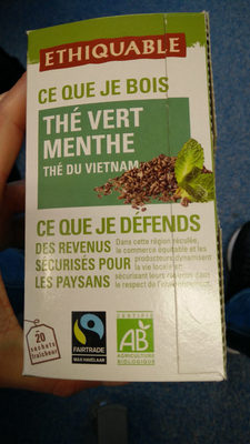 Thé vert menthe