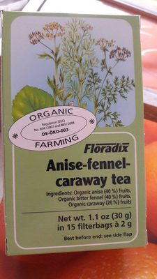 Tisane d'anis fenouil cumin