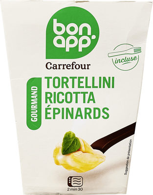 Tortellini ricotta épinards