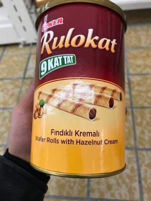 Ulker Rulokat Wafer Rolls With Hazelnut