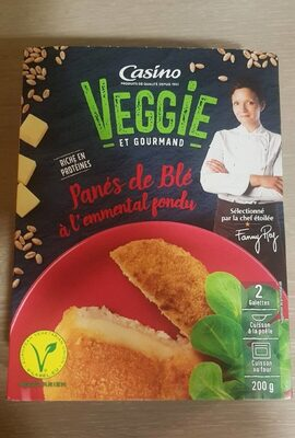 Croq'veggie fromage - Panés de blé à l'emmental fondu