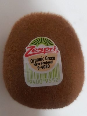 Zespri organic green kiwifruit
